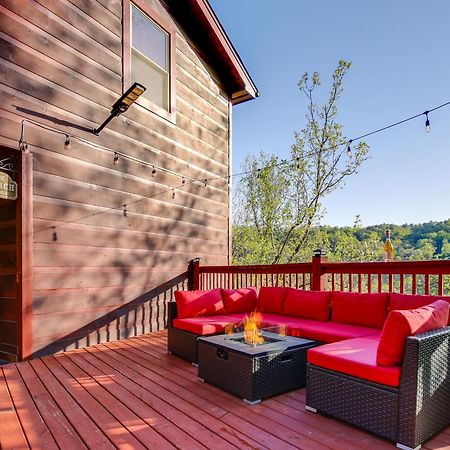 Pigeon Forge Cabin Sauna, Saltwater Pool And Views! Sevierville Eksteriør bilde