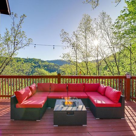 Pigeon Forge Cabin Sauna, Saltwater Pool And Views! Sevierville Eksteriør bilde