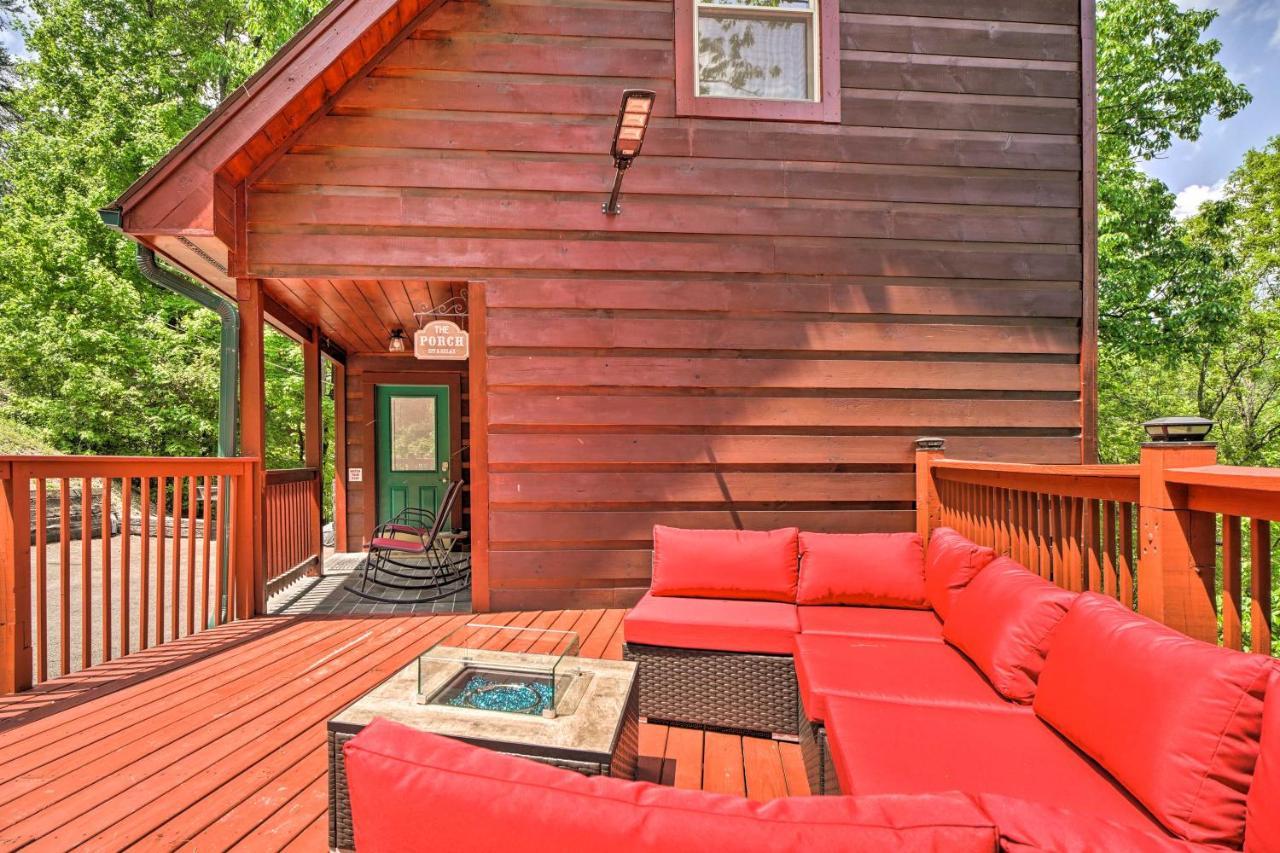 Pigeon Forge Cabin Sauna, Saltwater Pool And Views! Sevierville Eksteriør bilde