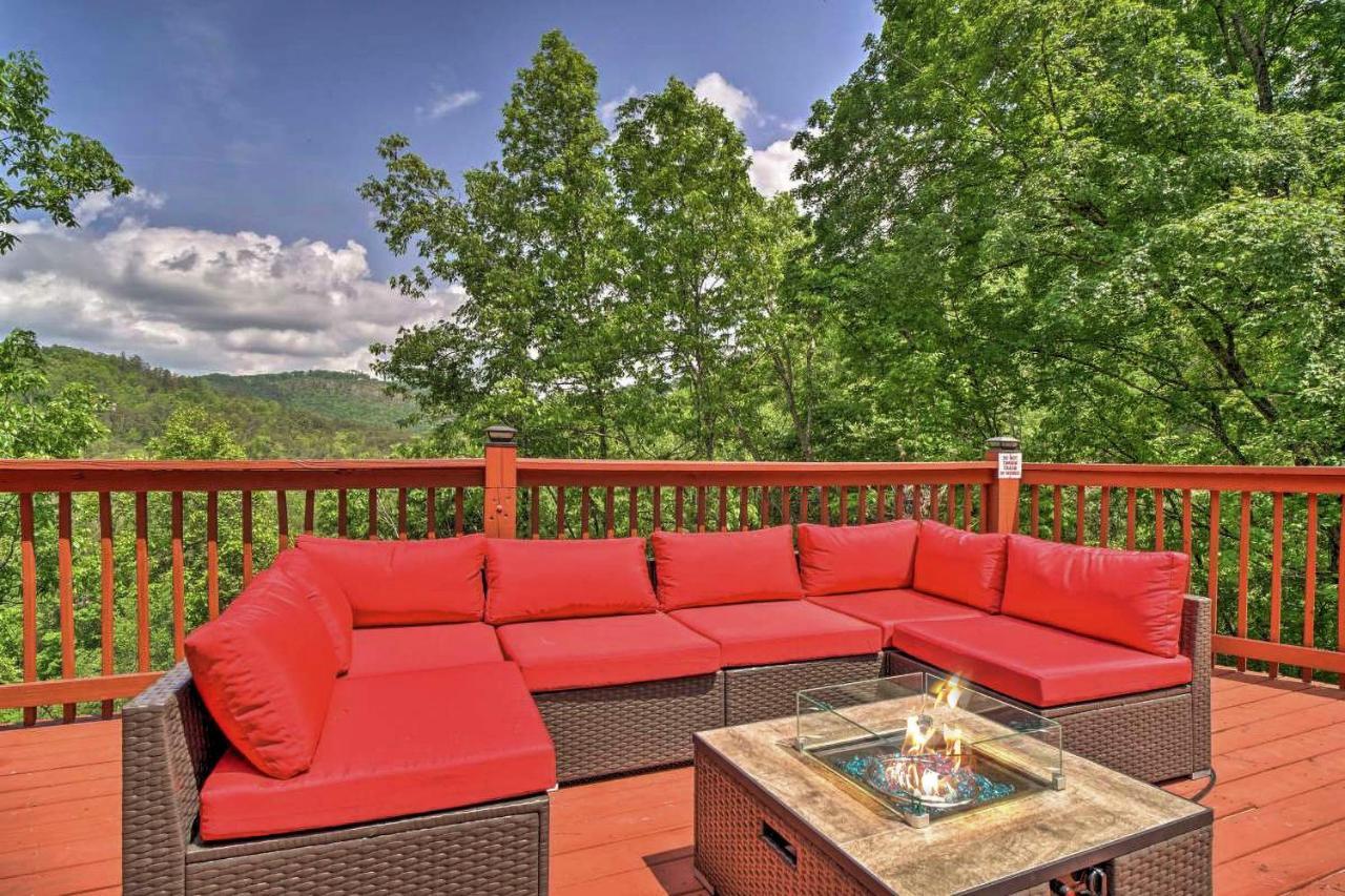 Pigeon Forge Cabin Sauna, Saltwater Pool And Views! Sevierville Eksteriør bilde